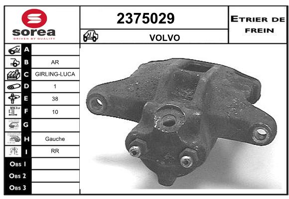 Etrier de frein SEEAC 4375029