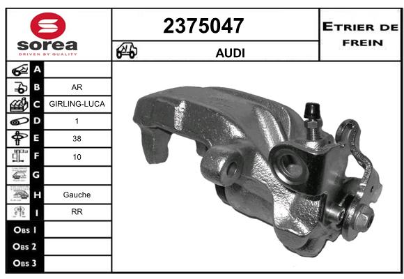 Etrier de frein SEEAC 4375047