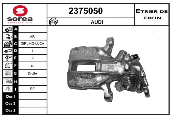 Etrier de frein SEEAC 4375050