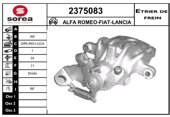 Etrier de frein SEEAC 4375083