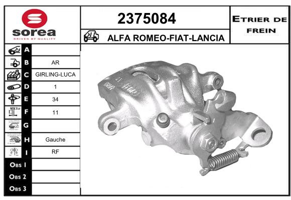 Etrier de frein SEEAC 4375084