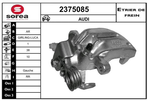 Etrier de frein SEEAC 4375085