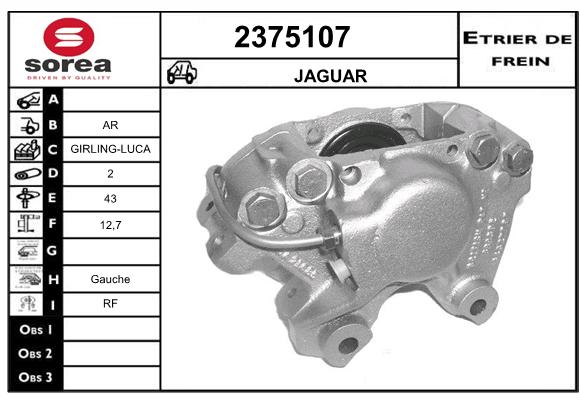 Etrier de frein SEEAC 4375107