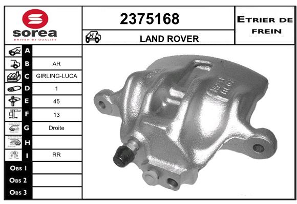 Etrier de frein SEEAC 4375168