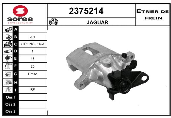 Etrier de frein SEEAC 4375214