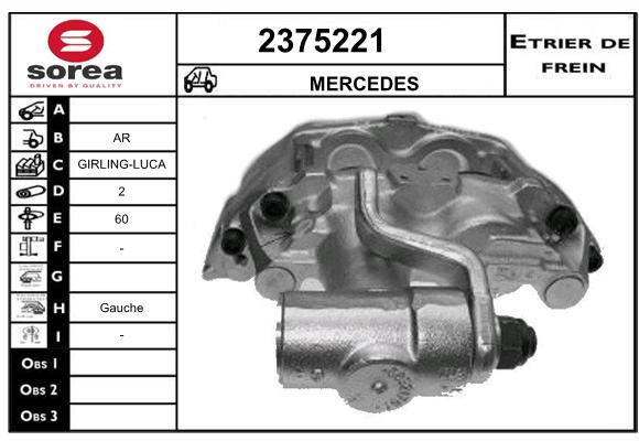 Etrier de frein SEEAC 4375221