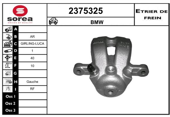 Etrier de frein SEEAC 4375325