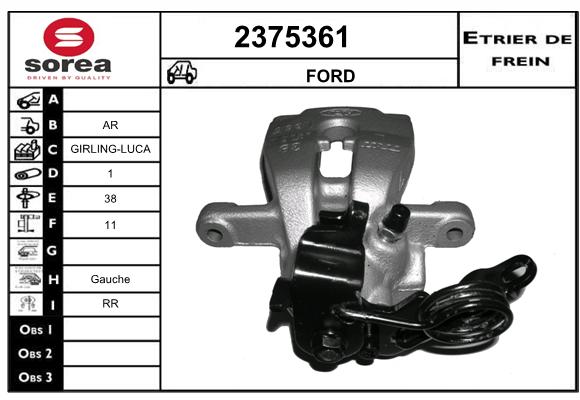 Etrier de frein SEEAC 4375361