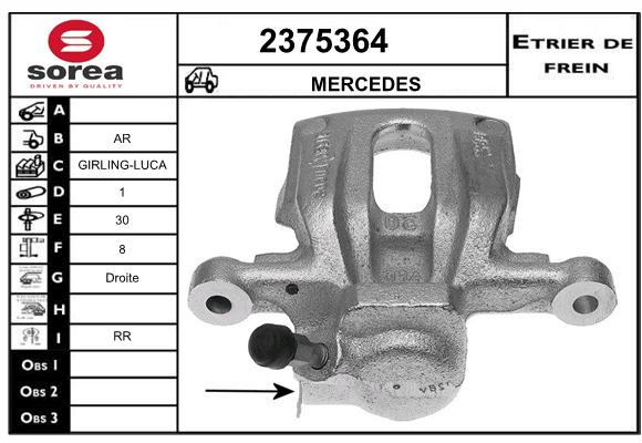 Etrier de frein SEEAC 4375364