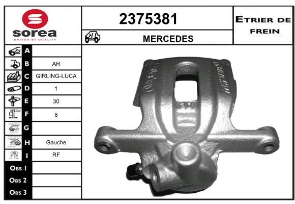 Etrier de frein SEEAC 4375381