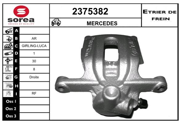 Etrier de frein SEEAC 4375382