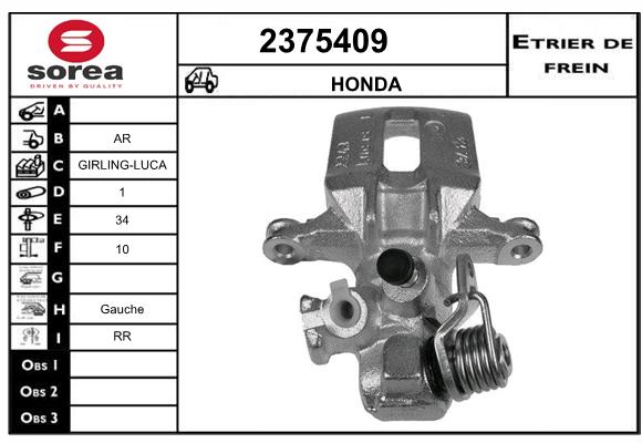 Etrier de frein SEEAC 4375409