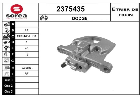 Etrier de frein SEEAC 4375435