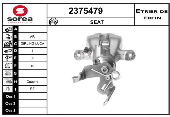 Etrier de frein SEEAC 4375479