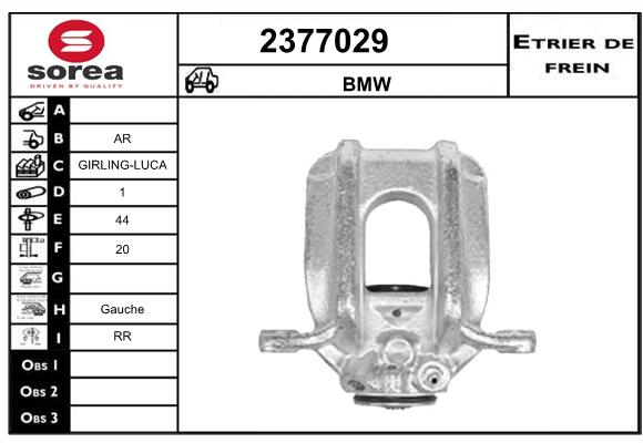 Etrier de frein SEEAC 4377029