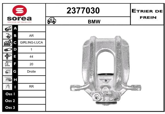 Etrier de frein SEEAC 4377030