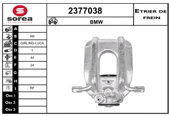 Etrier de frein SEEAC 4377038