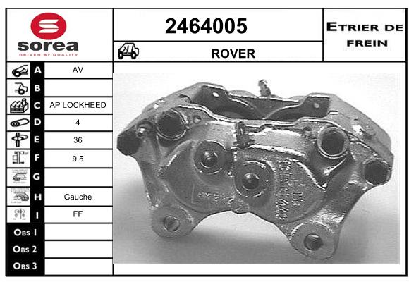 Etrier de frein SEEAC 4464005