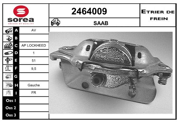 Etrier de frein SEEAC 4464009