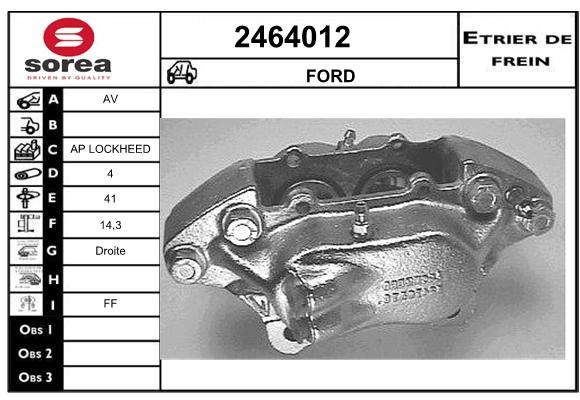 Etrier de frein SEEAC 4464012