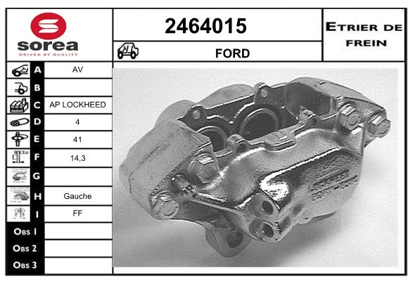 Etrier de frein SEEAC 4464015