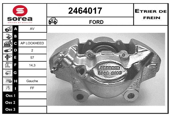 Etrier de frein SEEAC 4464017