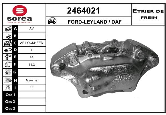 Etrier de frein SEEAC 4464021