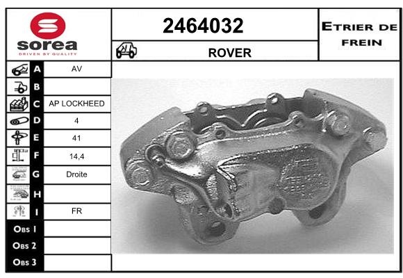 Etrier de frein SEEAC 4464032