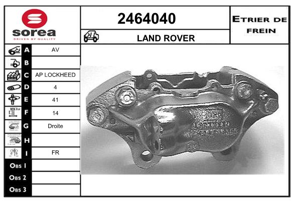 Etrier de frein SEEAC 4464040