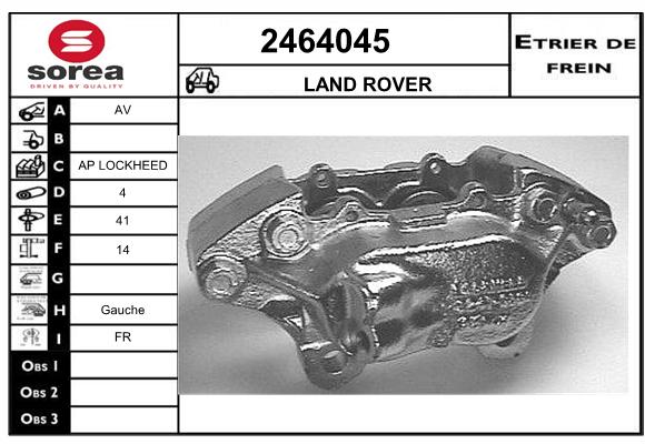 Etrier de frein SEEAC 4464045