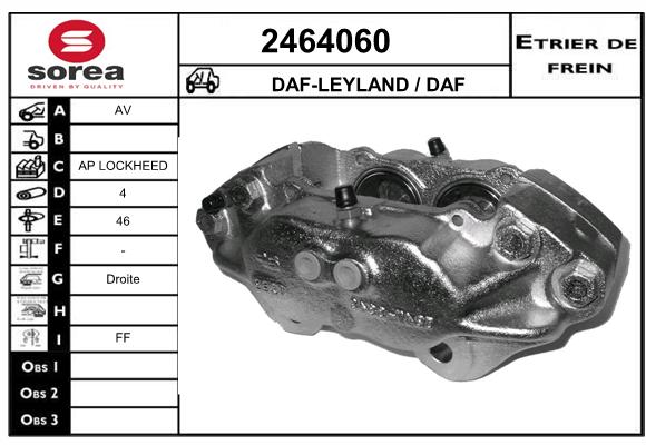 Etrier de frein SEEAC 4464060