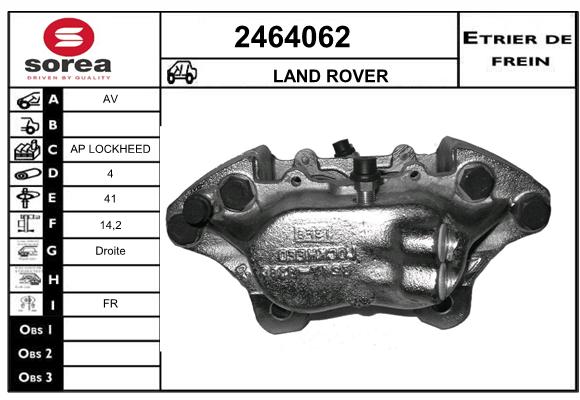 Etrier de frein SEEAC 4464062