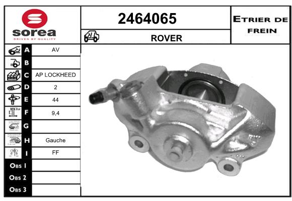 Etrier de frein SEEAC 4464065