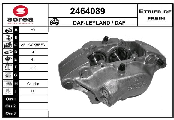 Etrier de frein SEEAC 4464089