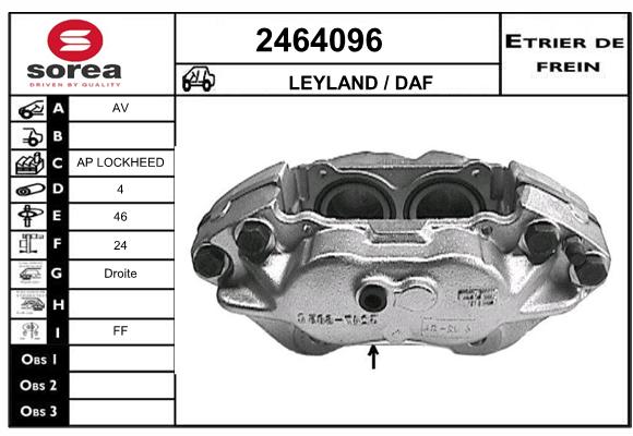 Etrier de frein SEEAC 4464096