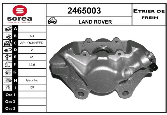 Etrier de frein SEEAC 4465003