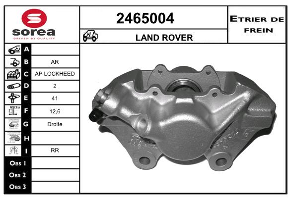 Etrier de frein SEEAC 4465004