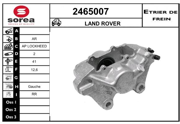 Etrier de frein SEEAC 4465007