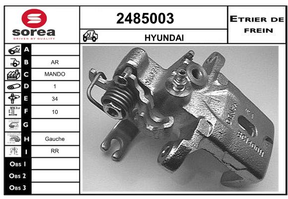 Etrier de frein SEEAC 4485003