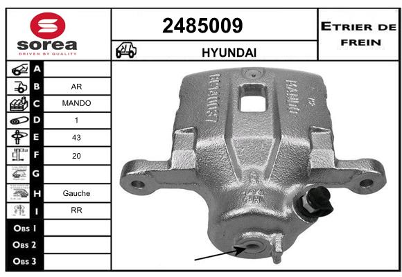 Etrier de frein SEEAC 4485009