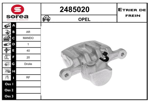 Etrier de frein SEEAC 4485020