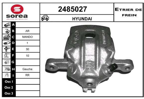 Etrier de frein SEEAC 4485027