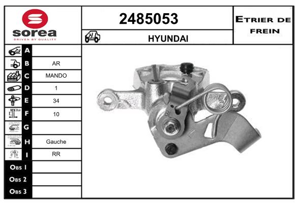 Etrier de frein SEEAC 4485053