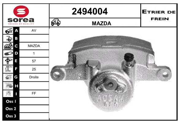 Etrier de frein SEEAC 4494004