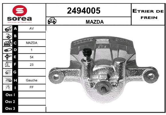 Etrier de frein SEEAC 4494005