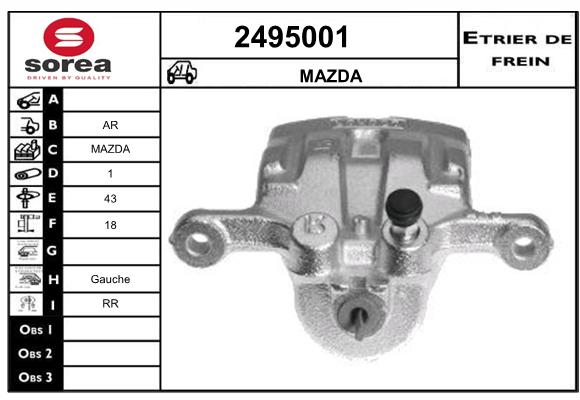 Etrier de frein SEEAC 4495001