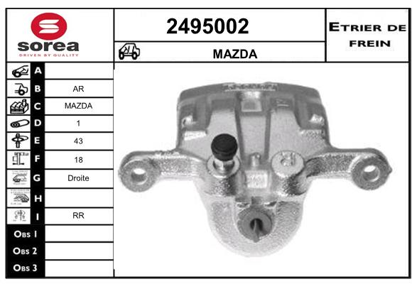 Etrier de frein SEEAC 4495002