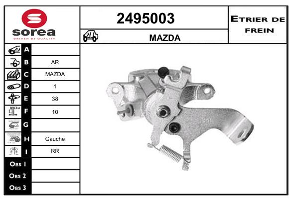 Etrier de frein SEEAC 4495003