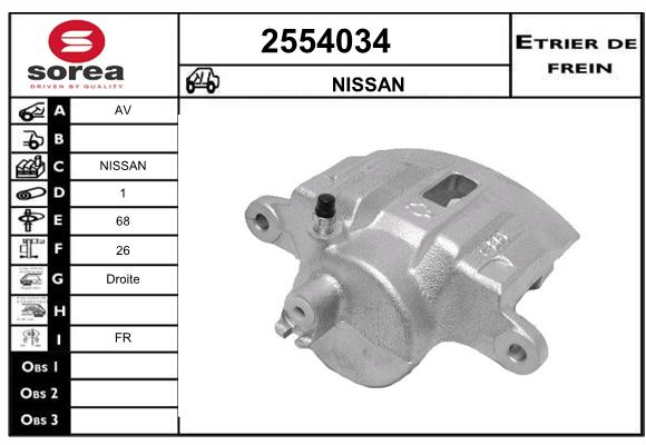 Etrier de frein SEEAC 4554034