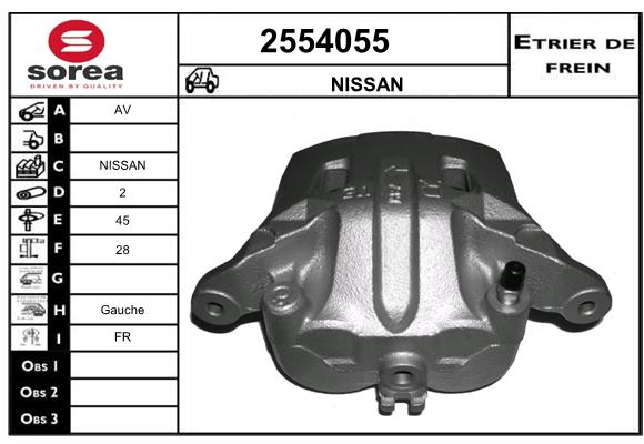 Etrier de frein SEEAC 4554055